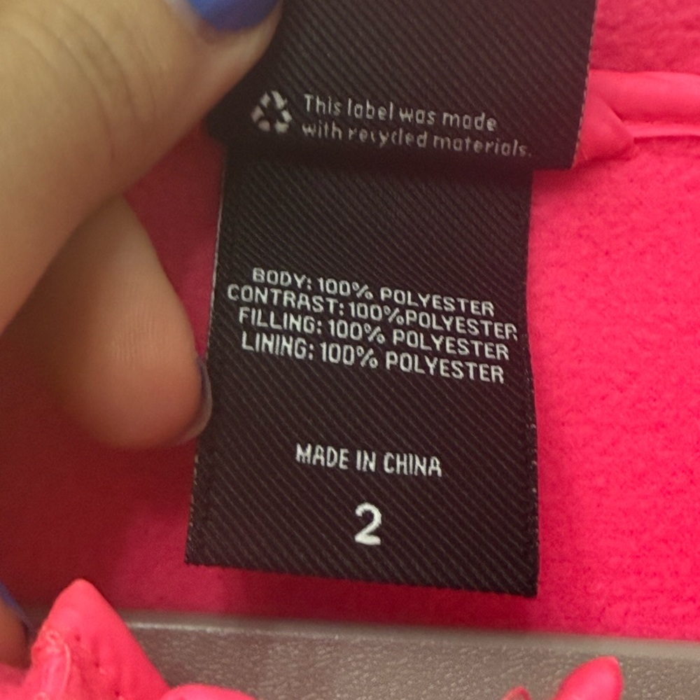 Happy Camper by Torrid Neon Pink Puffer Fleece Pullover Jacket - Picture 10 of 10